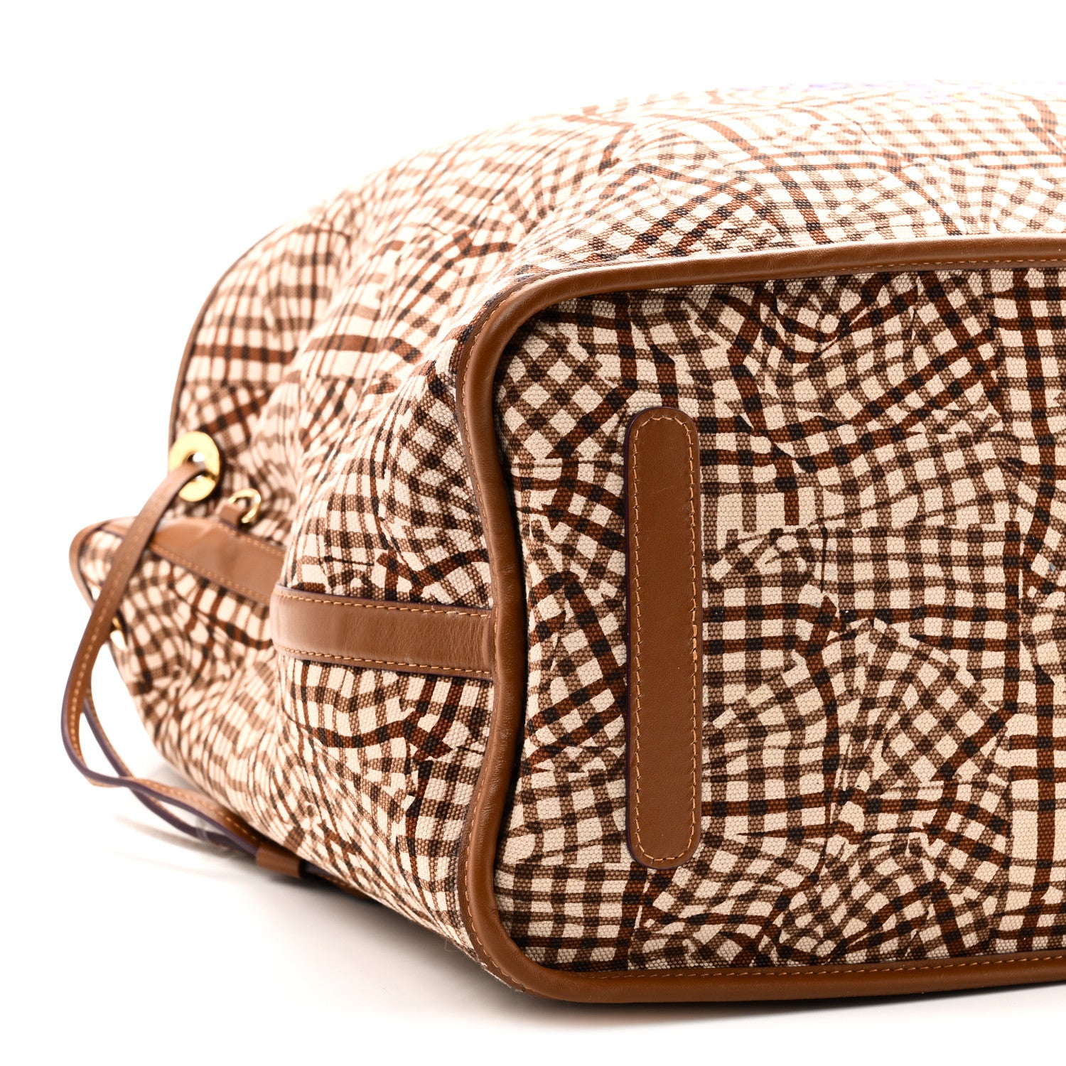 MCM Visetos Large Liz Reversible Shopper Tote Cognac 12 of 14