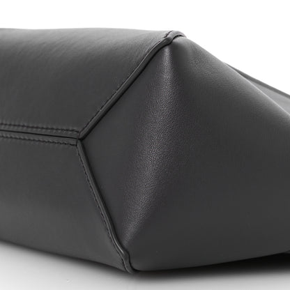 Loewe Shiny Calfskin Mini Puzzle Fold Tote Pearl Grey Dark Grey 10 of 10