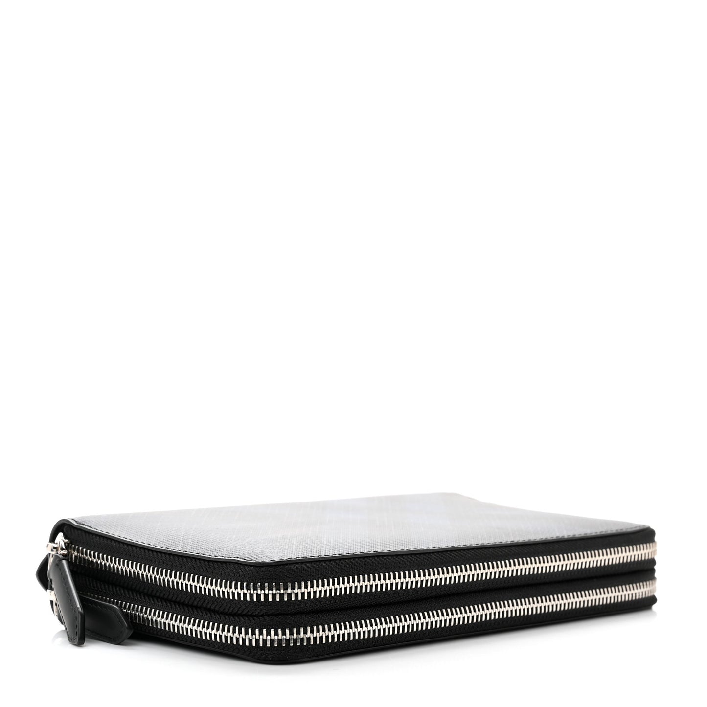 London Check Travel Wallet Navy Black