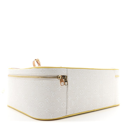 Louis Vuitton Monogram Jacquard Baby Suitcase Beige 3 of 9