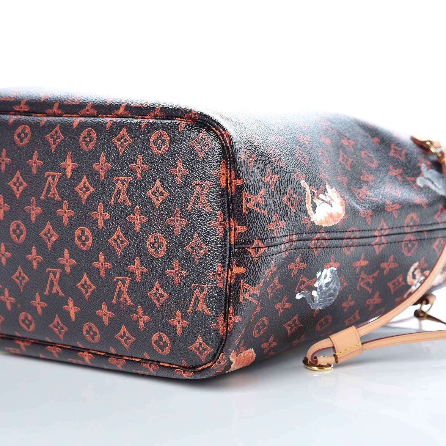Louis Vuitton Catogram Neverfull MM Marron 10 of 10