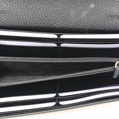 Gucci Dollar Calfskin GG Supreme Monogram Petite GG Marmont Wallet Chain Bag Black Beige Ebony 5 of 12