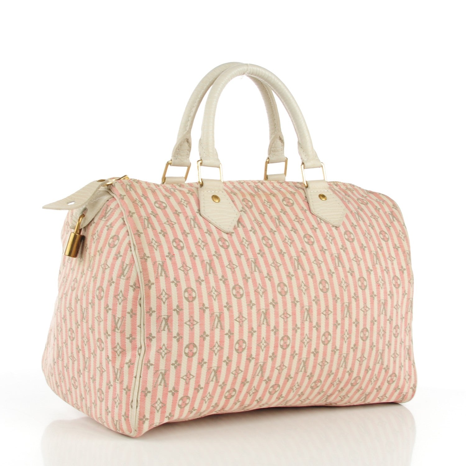 Louis Vuitton Mini Lin Croisette Speedy 30 Rouge 3 of 8