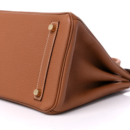 Hermes Togo Birkin 30 Gold 9 of 13