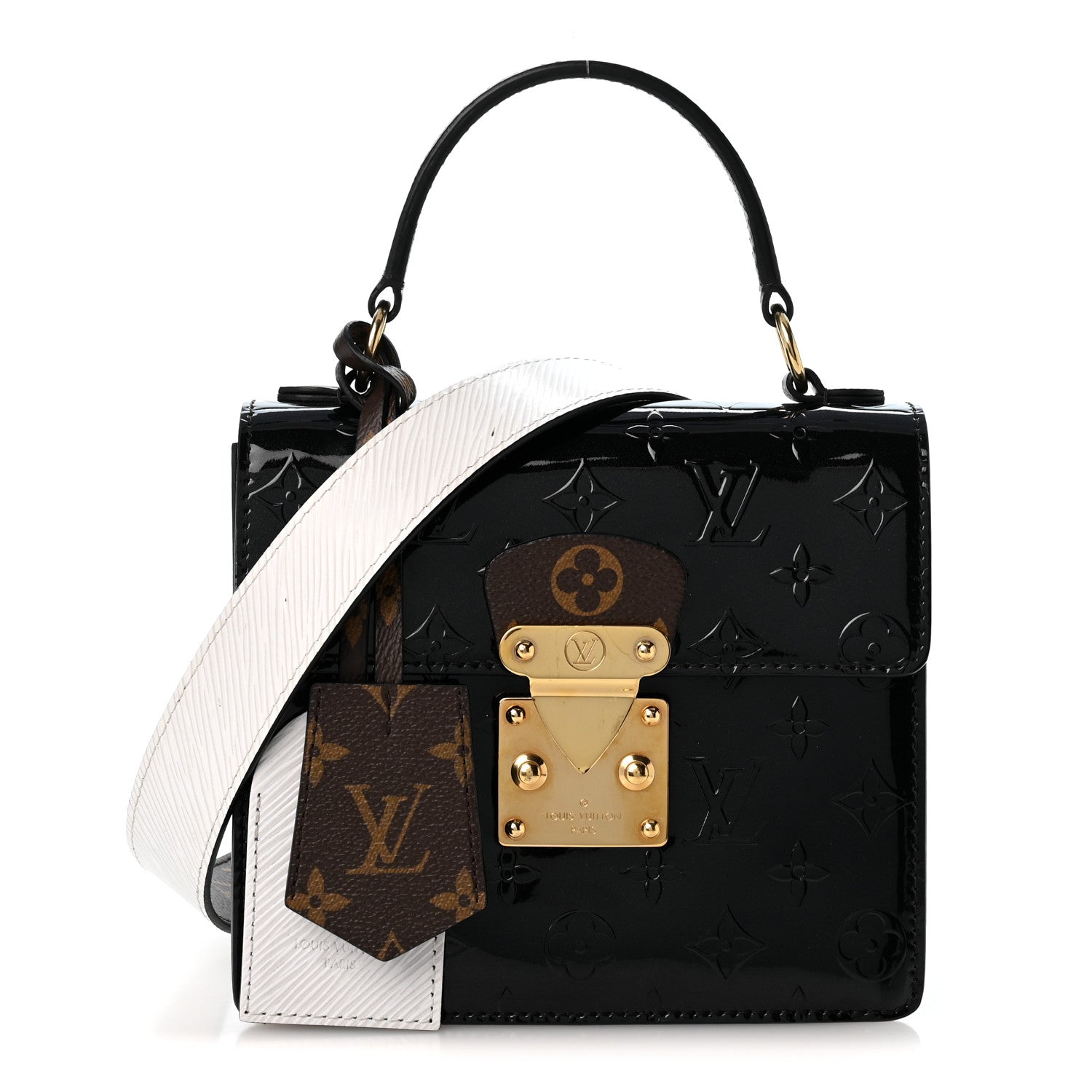 Louis Vuitton Vernis Epi Monogram Spring Street Black 1 of 11