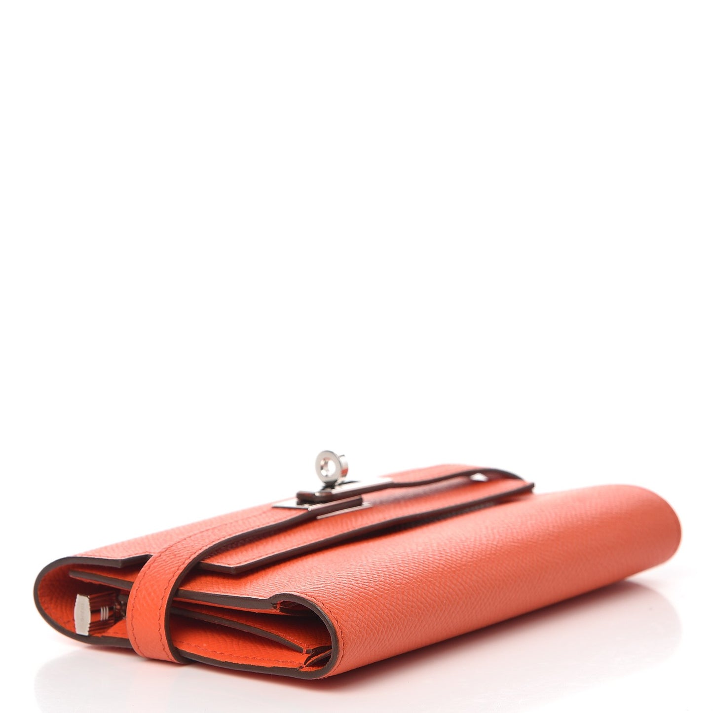 Epsom Medium Kelly Wallet Orange Poppy