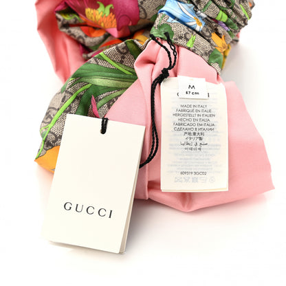 Gucci Silk Monogram Flora Print Headband M Pink 5 of 5