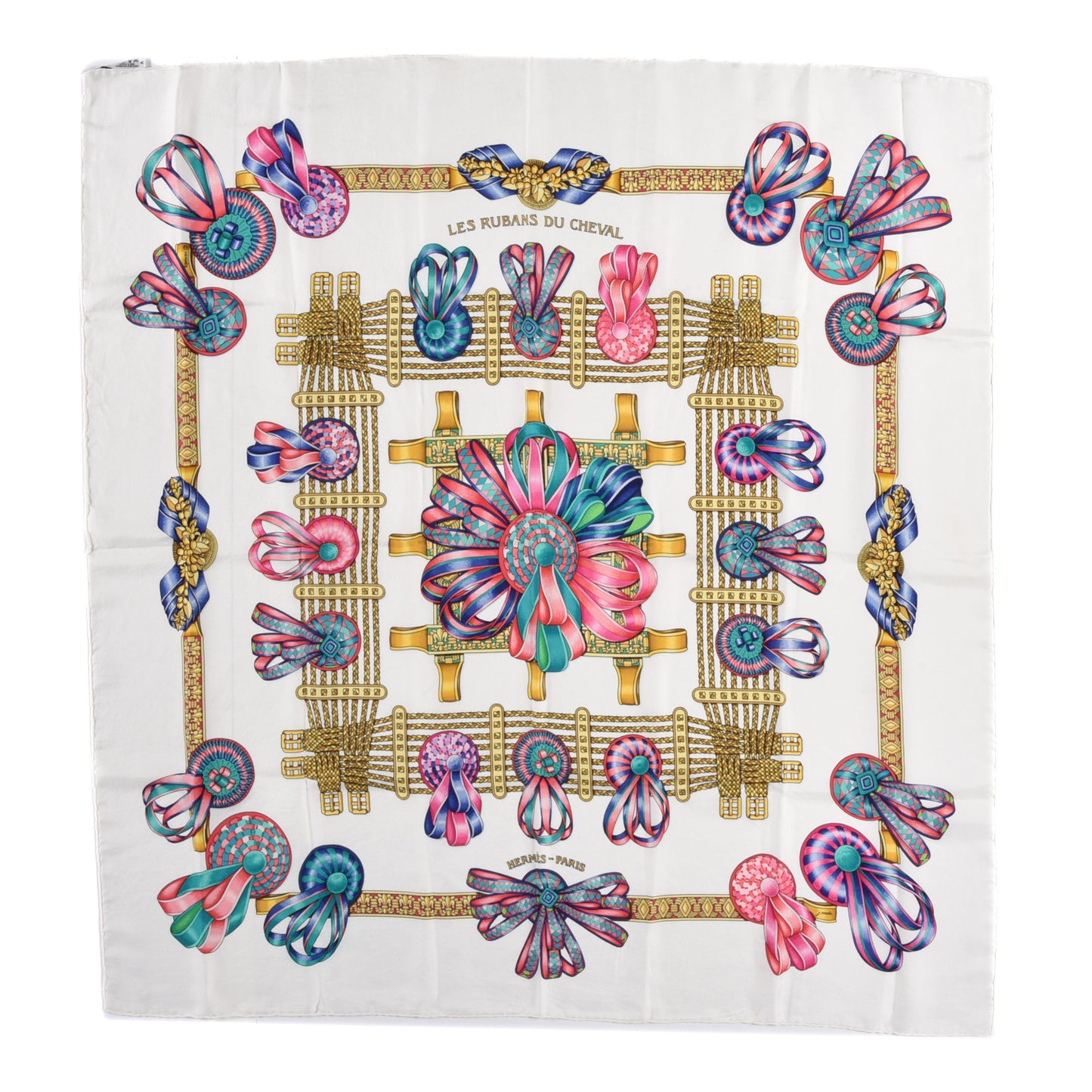 Silk Les Rubans Du Cheval Scarf 90