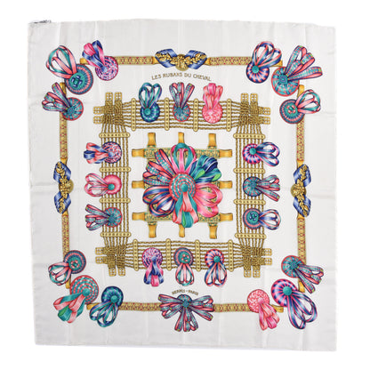 Hermes Silk Les Rubans Du Cheval Scarf 90 1 of 6