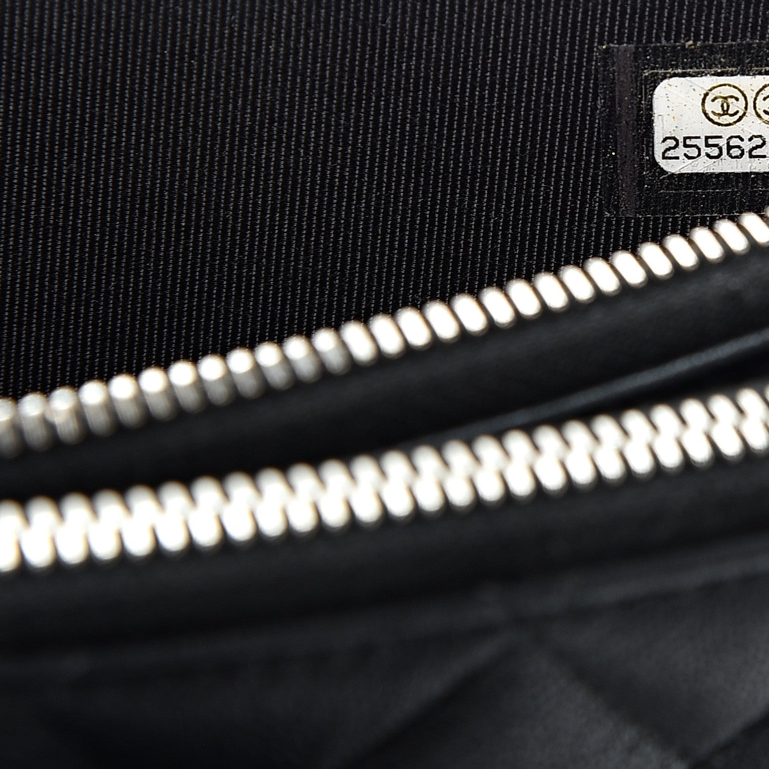 Chanel Goatskin Quilted CC Box Clutch With Chain Black 7 of 11