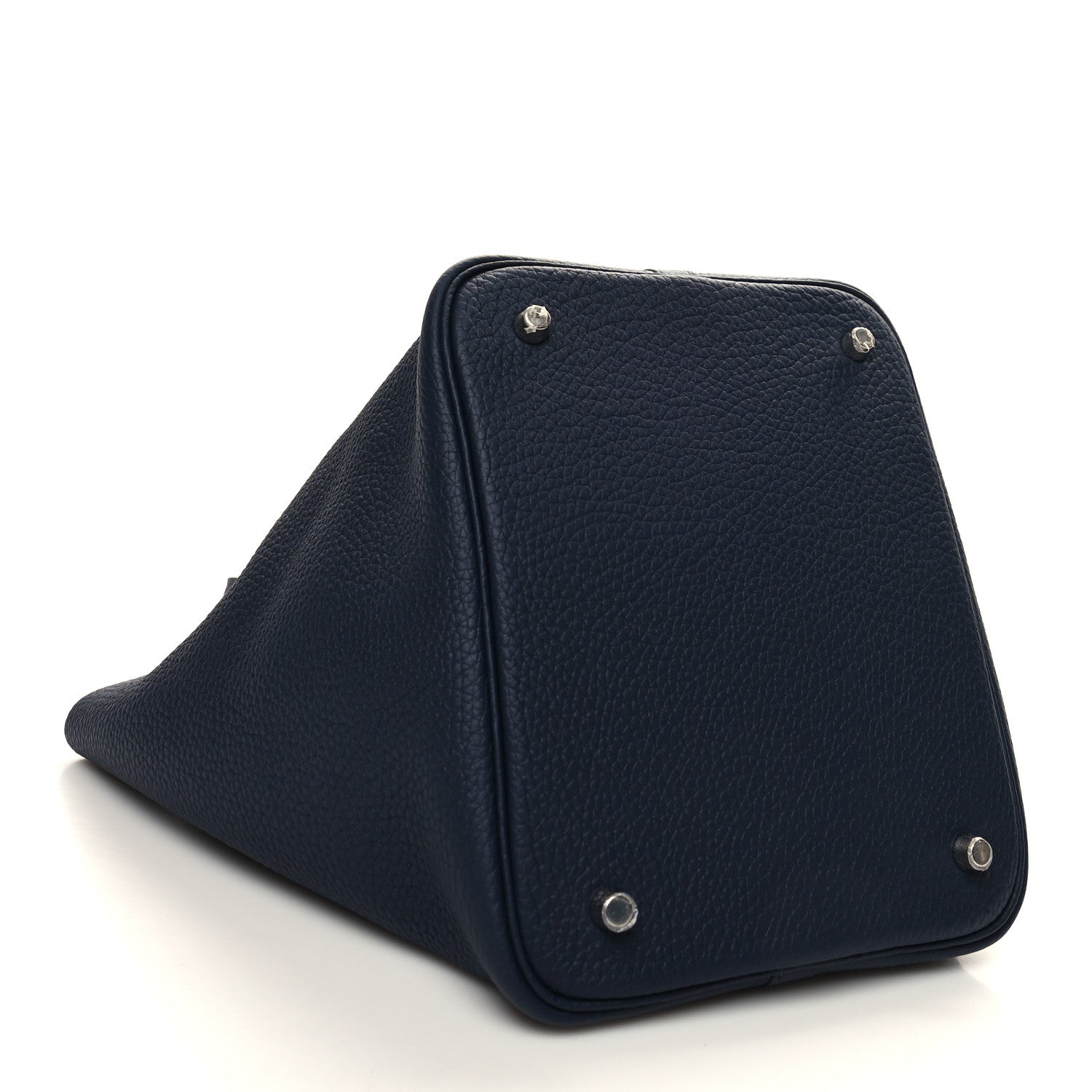 Hermes Taurillon Clemence Picotin Lock 22 MM Bleu Nuit 4 of 12