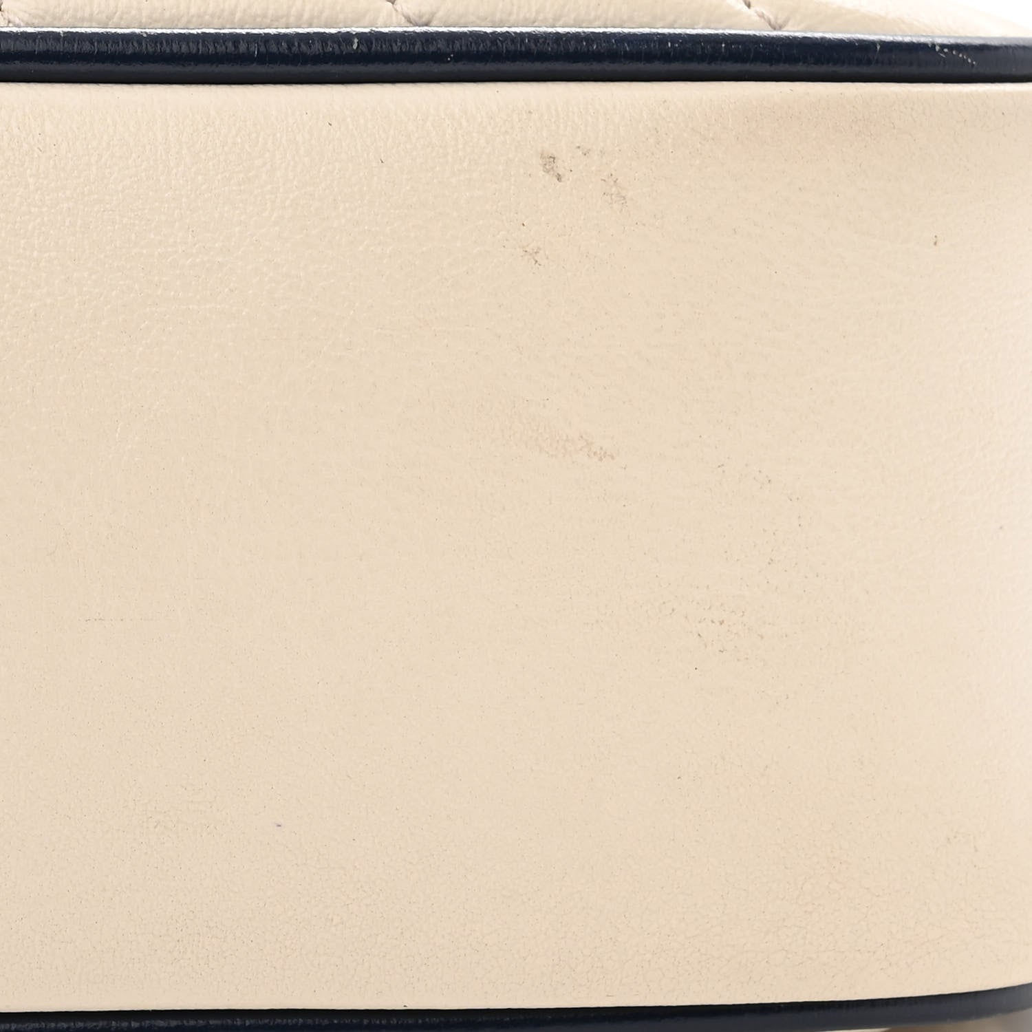 Gucci Vintage Effect Calfskin Matelasse Diagonal Small Torchon GG Marmont Chain Shoulder Bag Mystic White Blue Agata 16 of 20