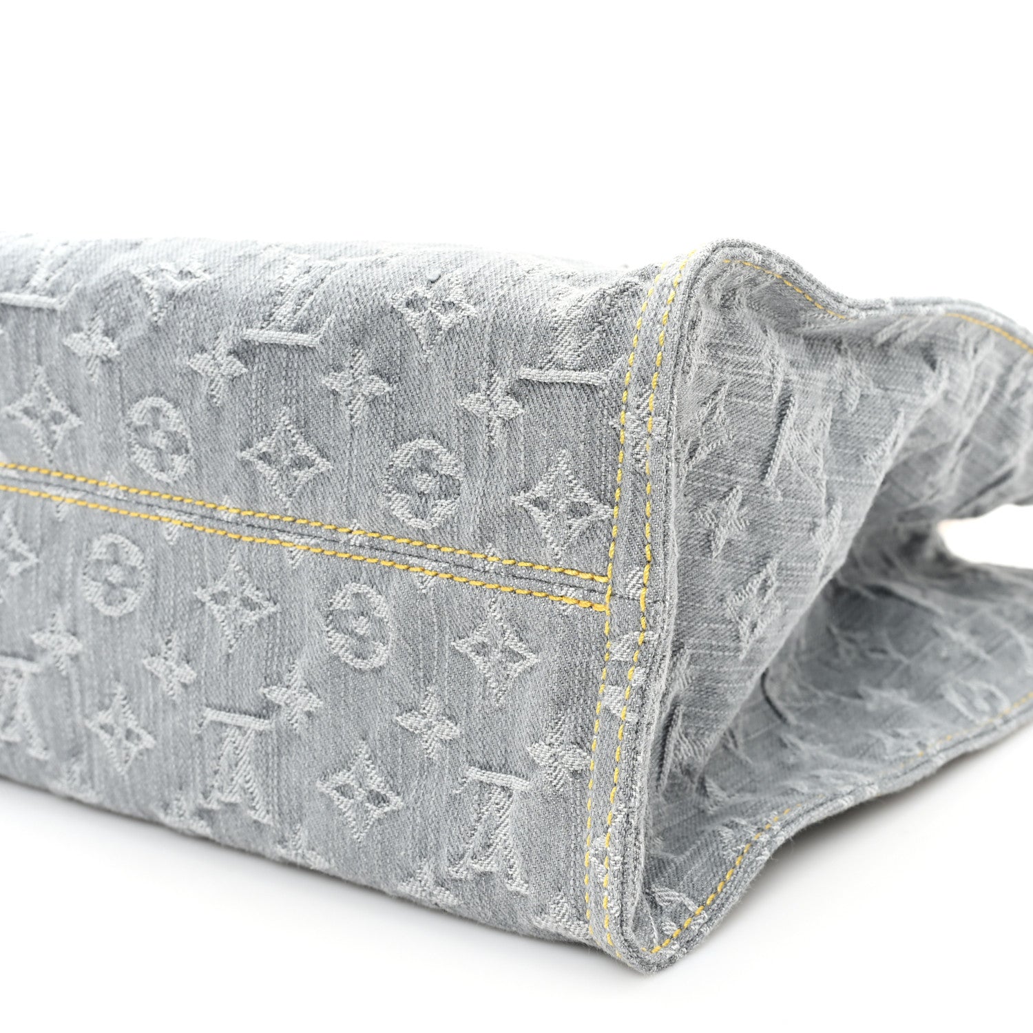 Louis Vuitton Monogram Denim Onthego MM Washed Gray 9 of 9