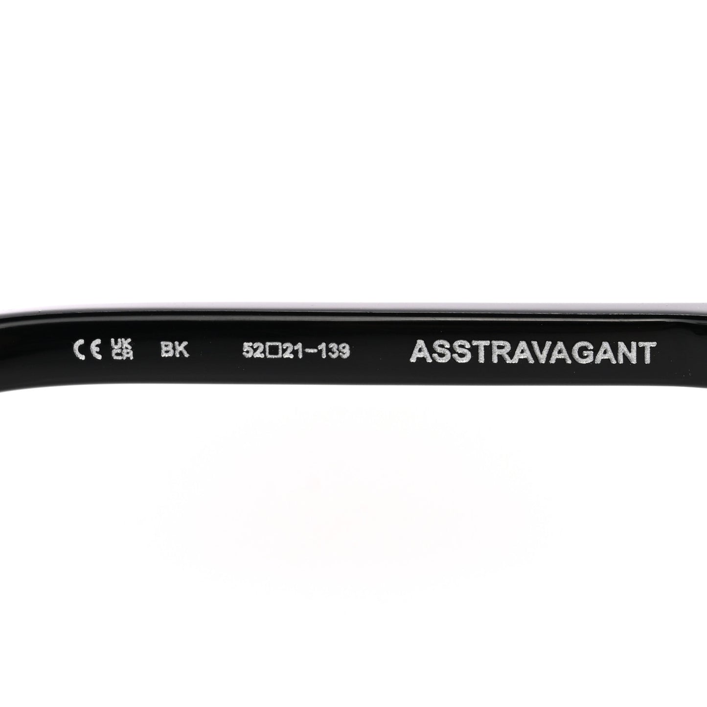 Acetate Asstravagant Sunglasses Black