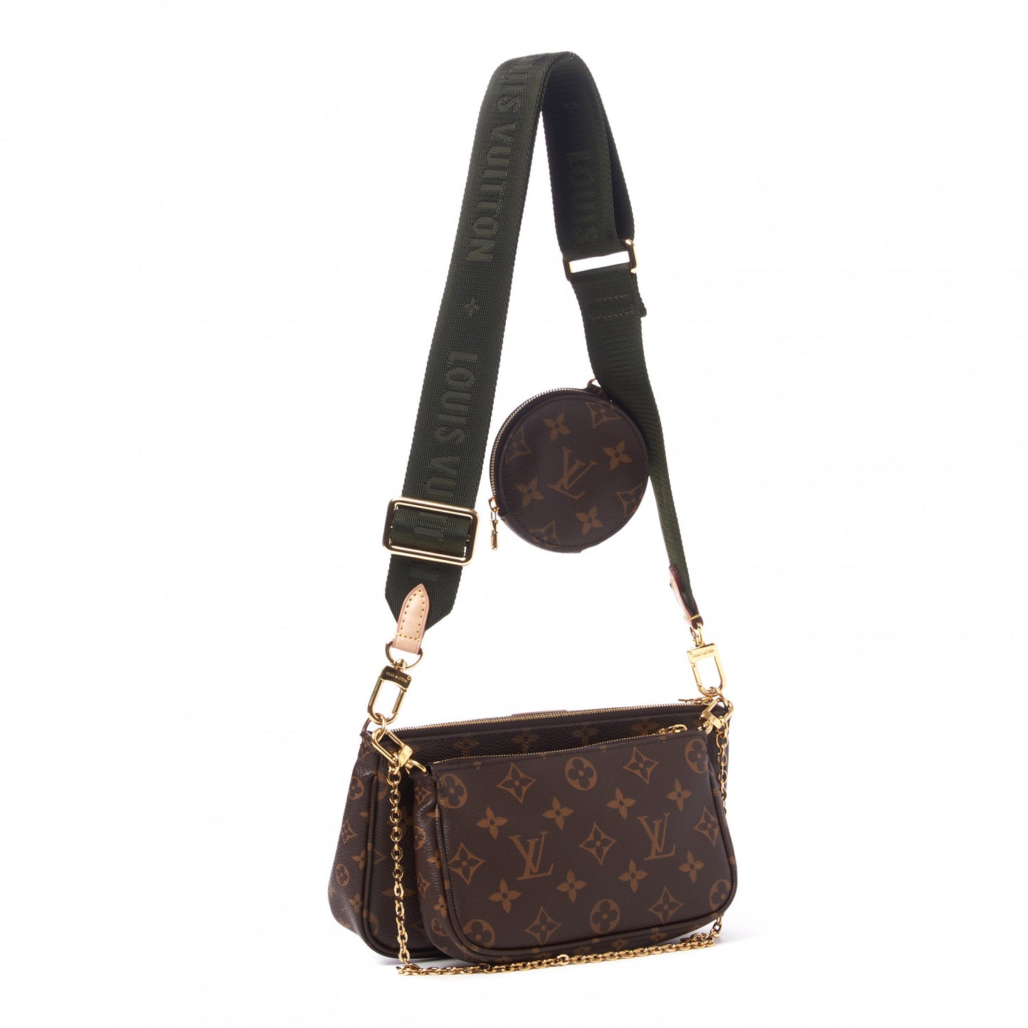 Monogram Multi Pochette Accessories Kaki