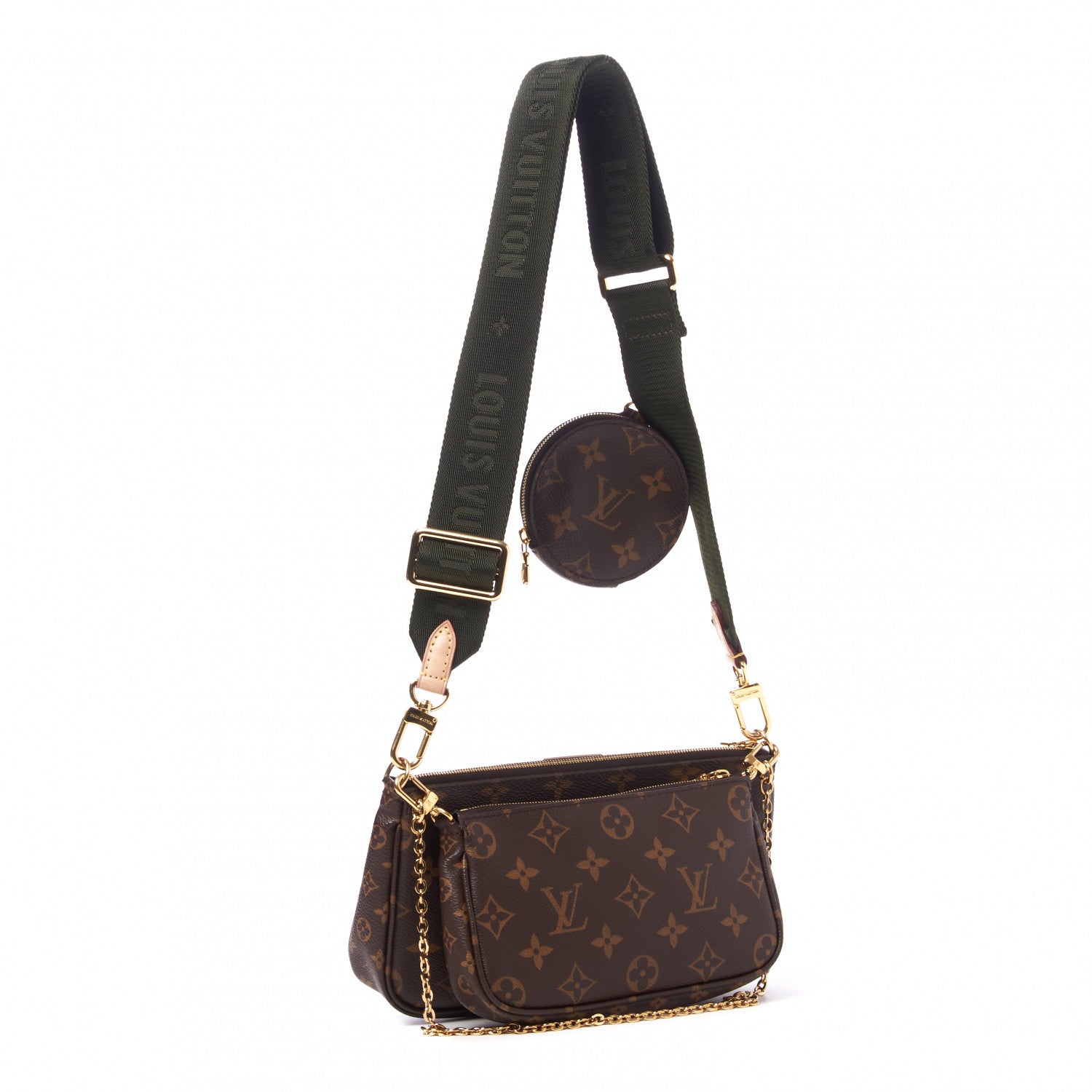 Louis Vuitton Monogram Multi Pochette Accessories Kaki 2 of 11