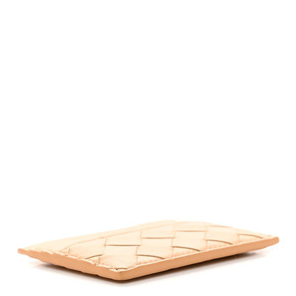 Bottega Veneta Nappa Intrecciato Card Holder Almond 4 of 12