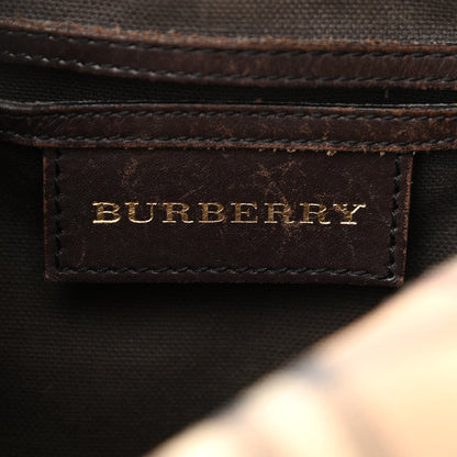 Burberry Haymarket Check Small Chester Bowling Bag Chocolate 6 of 22