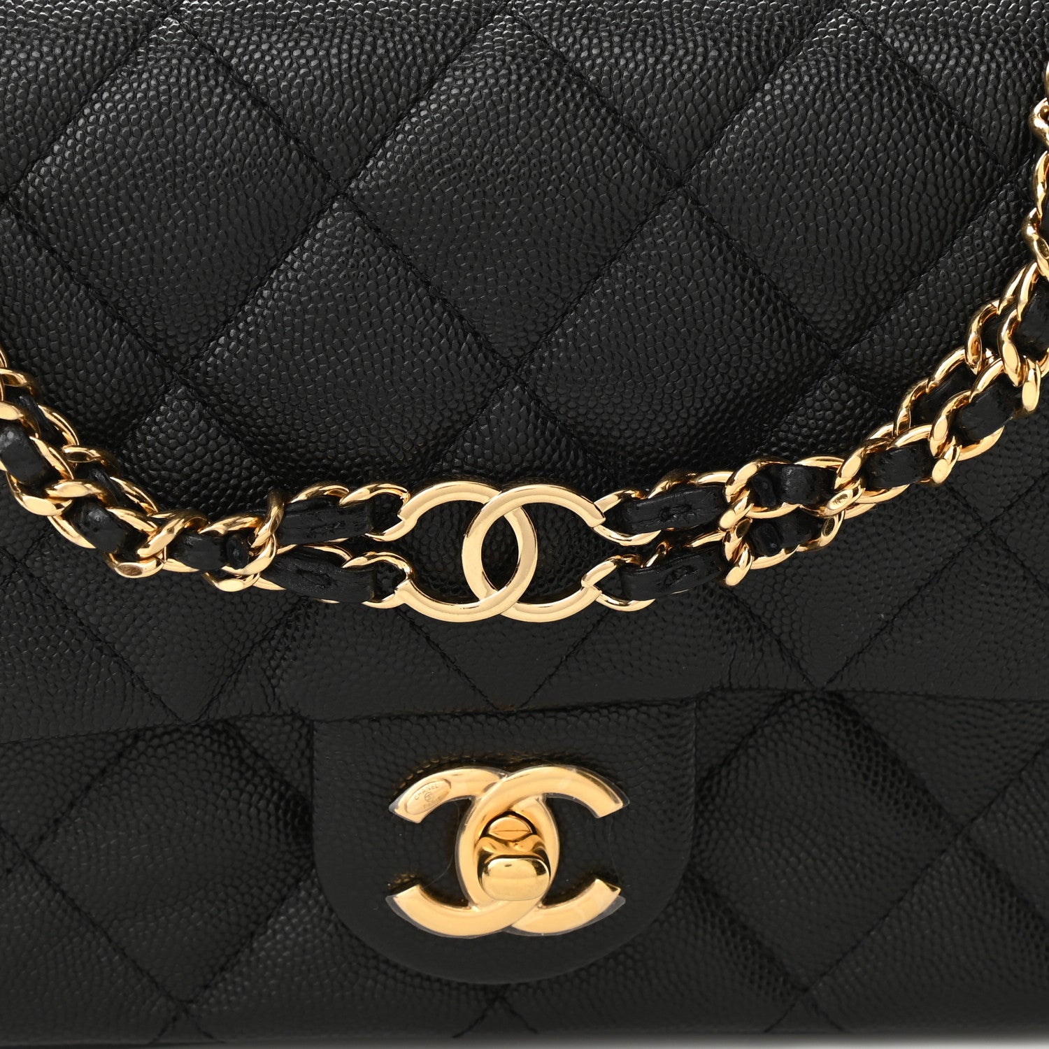 Chanel Caviar Quilted Mini CC You Flap Black 8 of 11