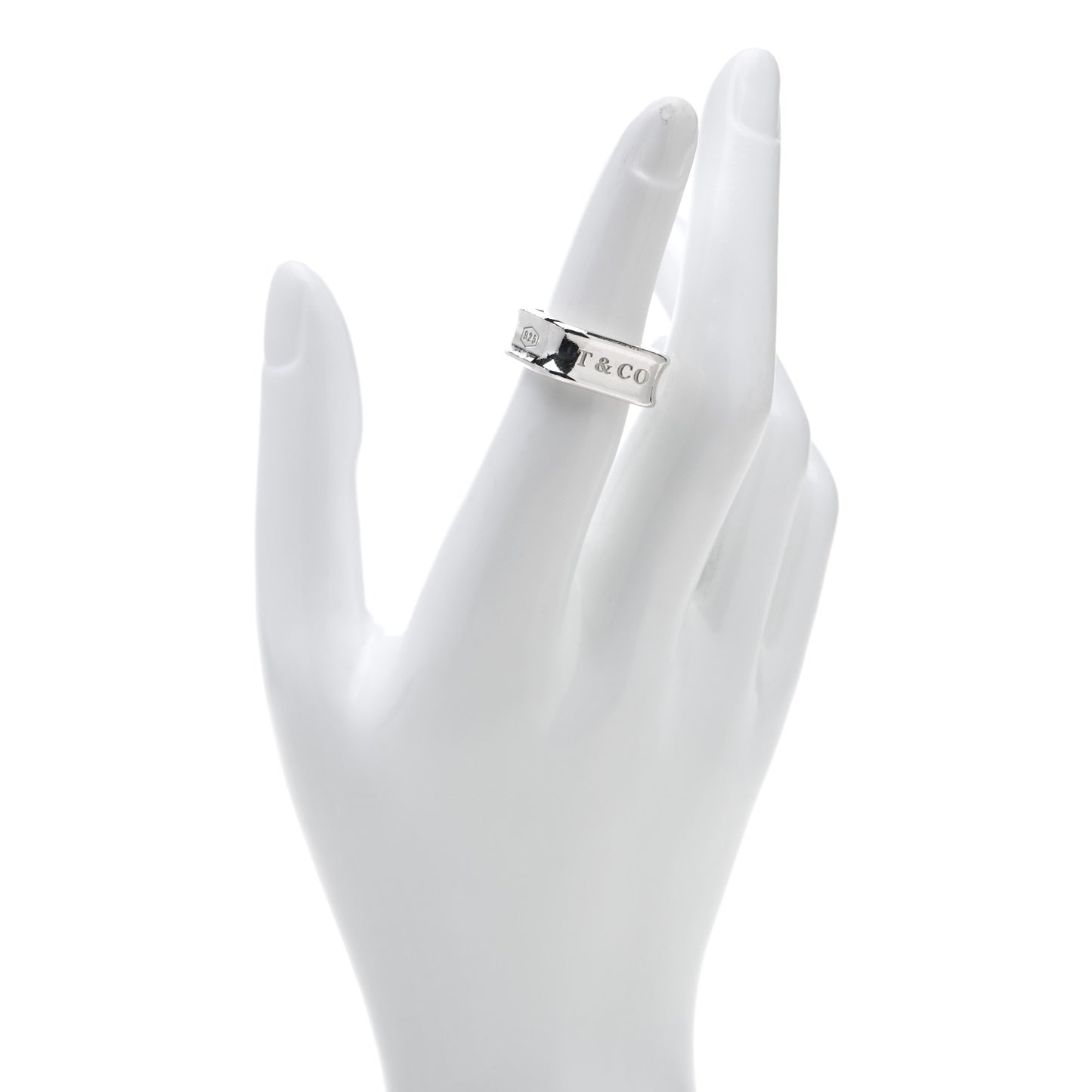 Sterling Silver 1837 Square Ring 52 6