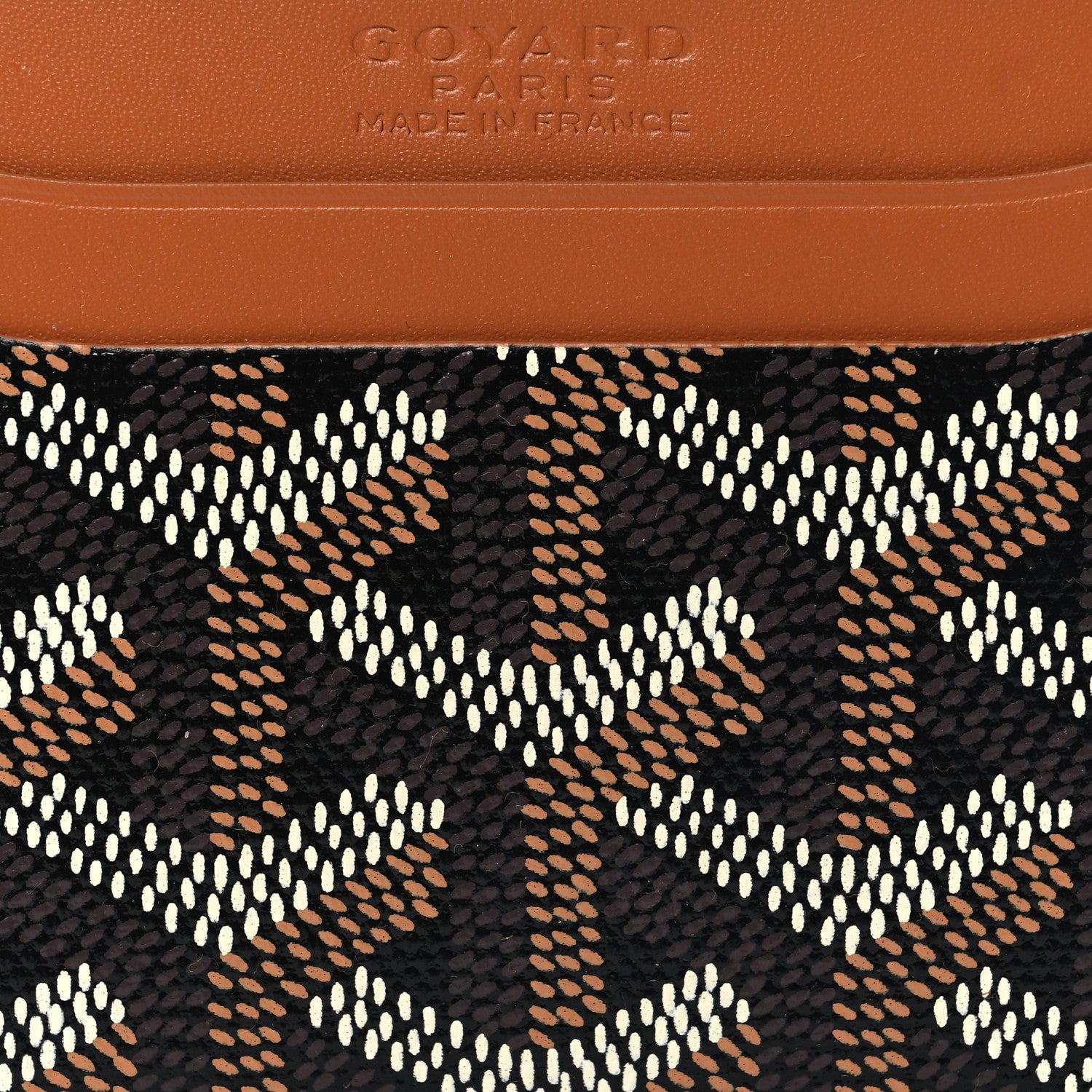 Goyard Goyardine Saint Sulpice Card Holder Black Gold 7 of 7