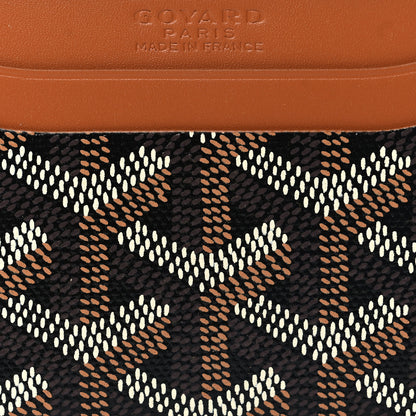 Goyard Goyardine Saint Sulpice Card Holder Black Gold 7 of 7