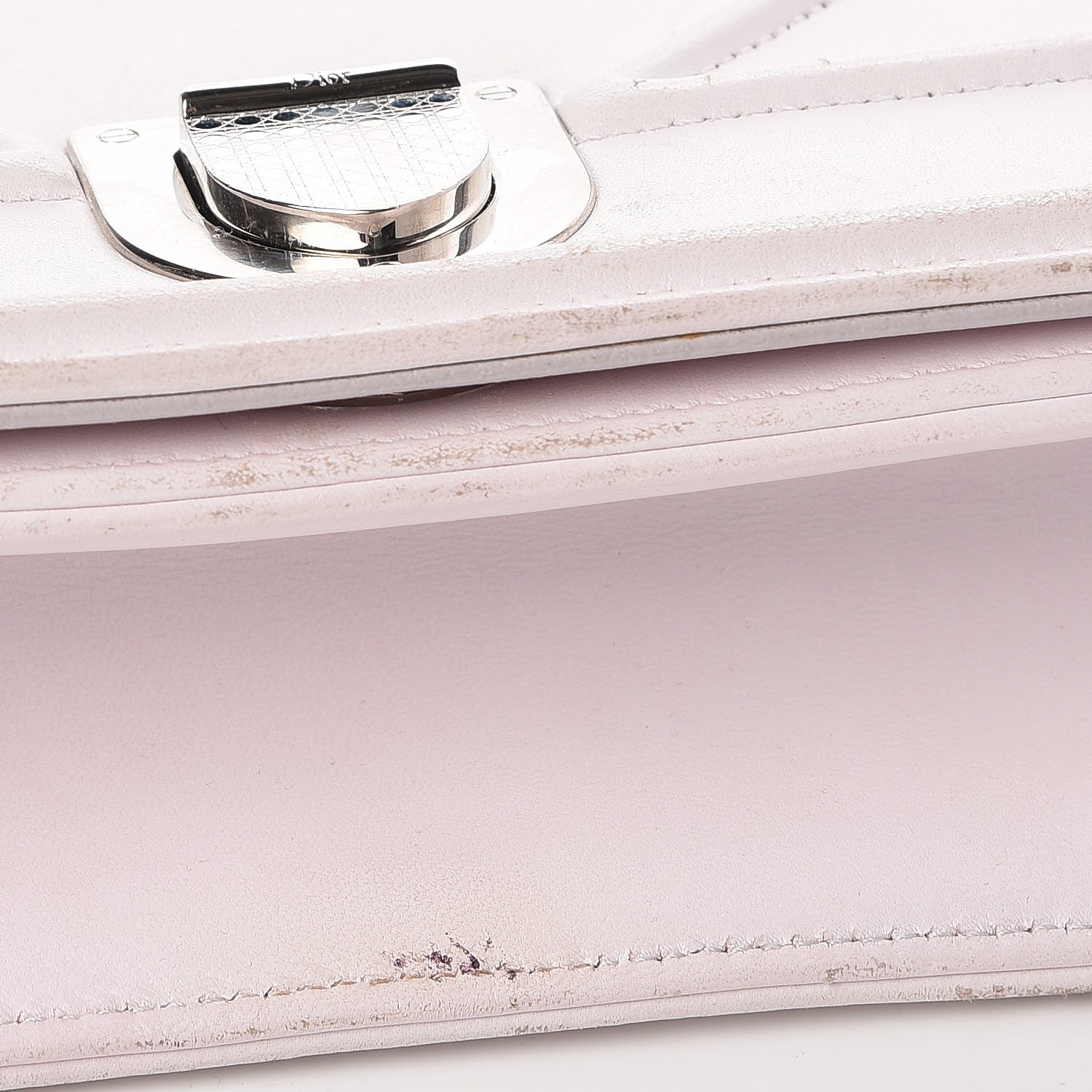 Christian Dior Calfskin Medium Diorama Flap Bag Off White 17 of 19