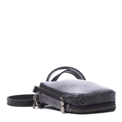 Louis Vuitton Monogram Eclipse Reverse Double Phone Pouch 4 of 9