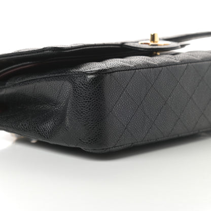 Chanel Caviar Quilted Medium Double Flap Black 9 of 12