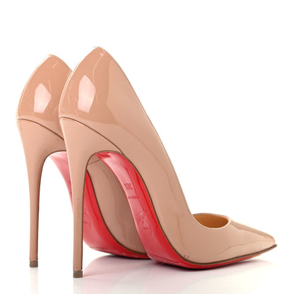 Christian Louboutin Patent So Kate 120 Pumps 36.5 Nude 3 of 8