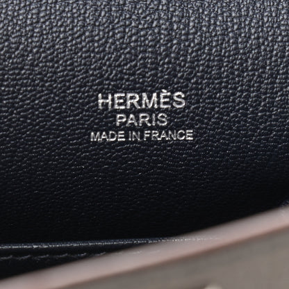 Hermes Taurillon Clemence Tri-Color Jypsiere 28 Etain Bleu Ocean Bleu Abysse 5 of 8