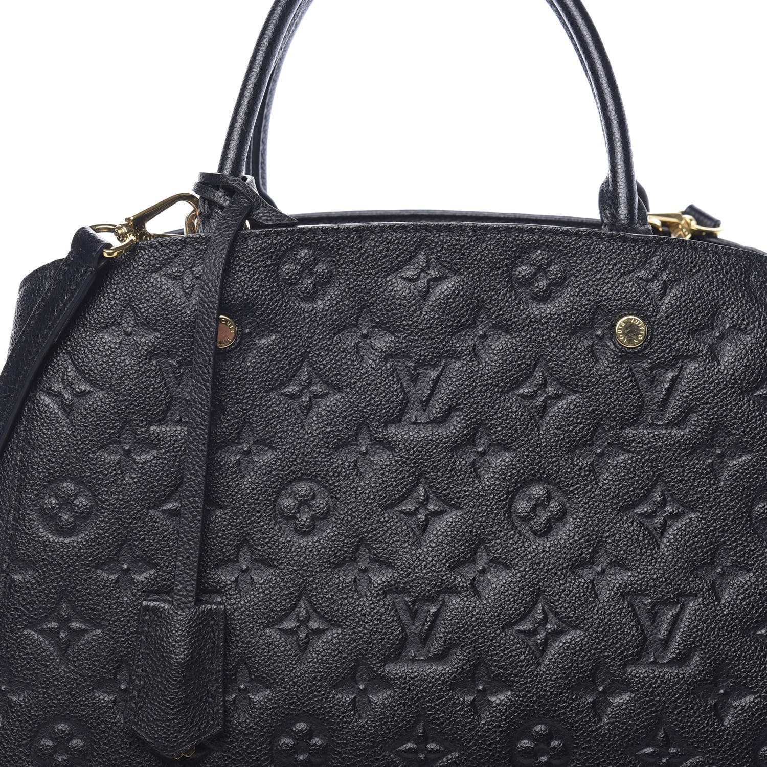 Louis Vuitton Empreinte Montaigne MM Black 8 of 10