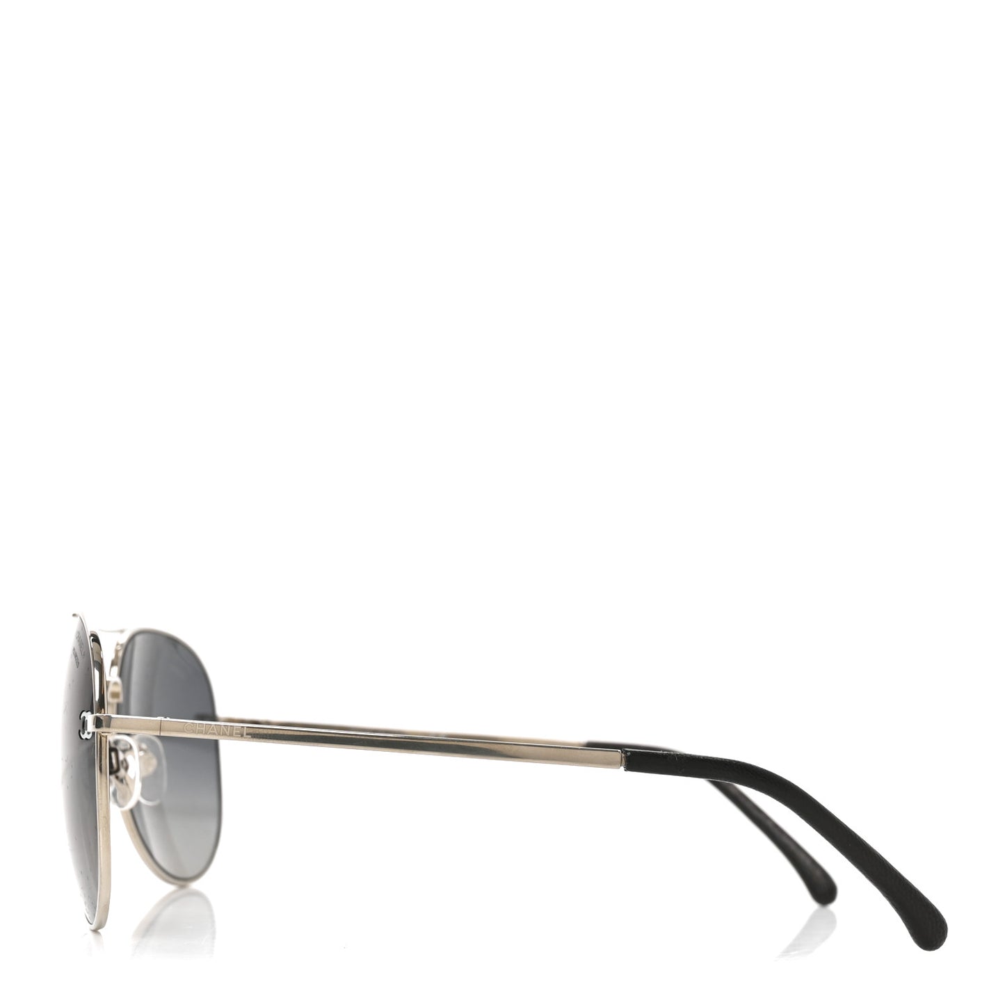 Metal Aviator CC Sunglasses 4189-T-Q Black