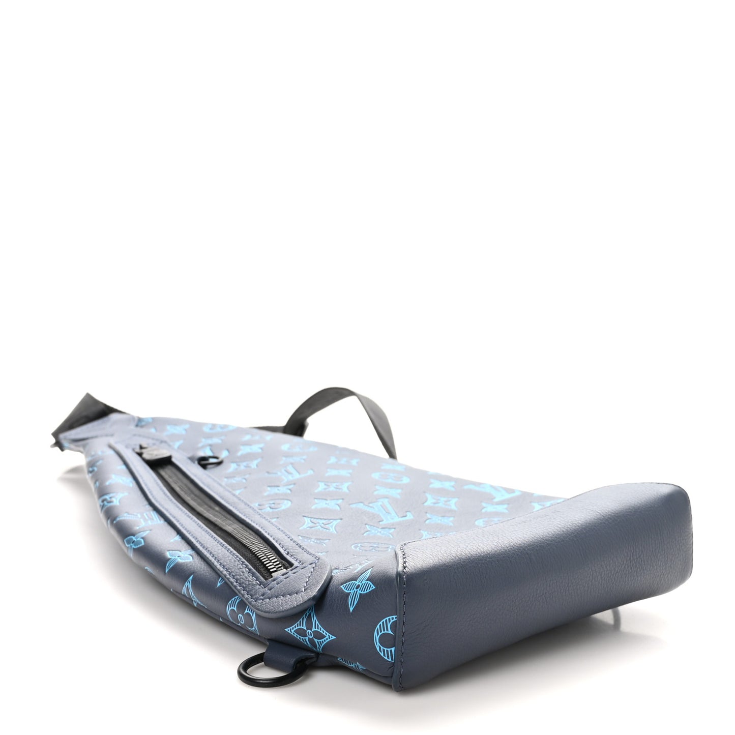 Monogram Shadow Duo Slingbag Navy River Blue