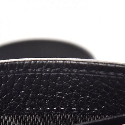Gucci Dollar Calfskin Interlocking G Chain Wallet Black 7 of 8