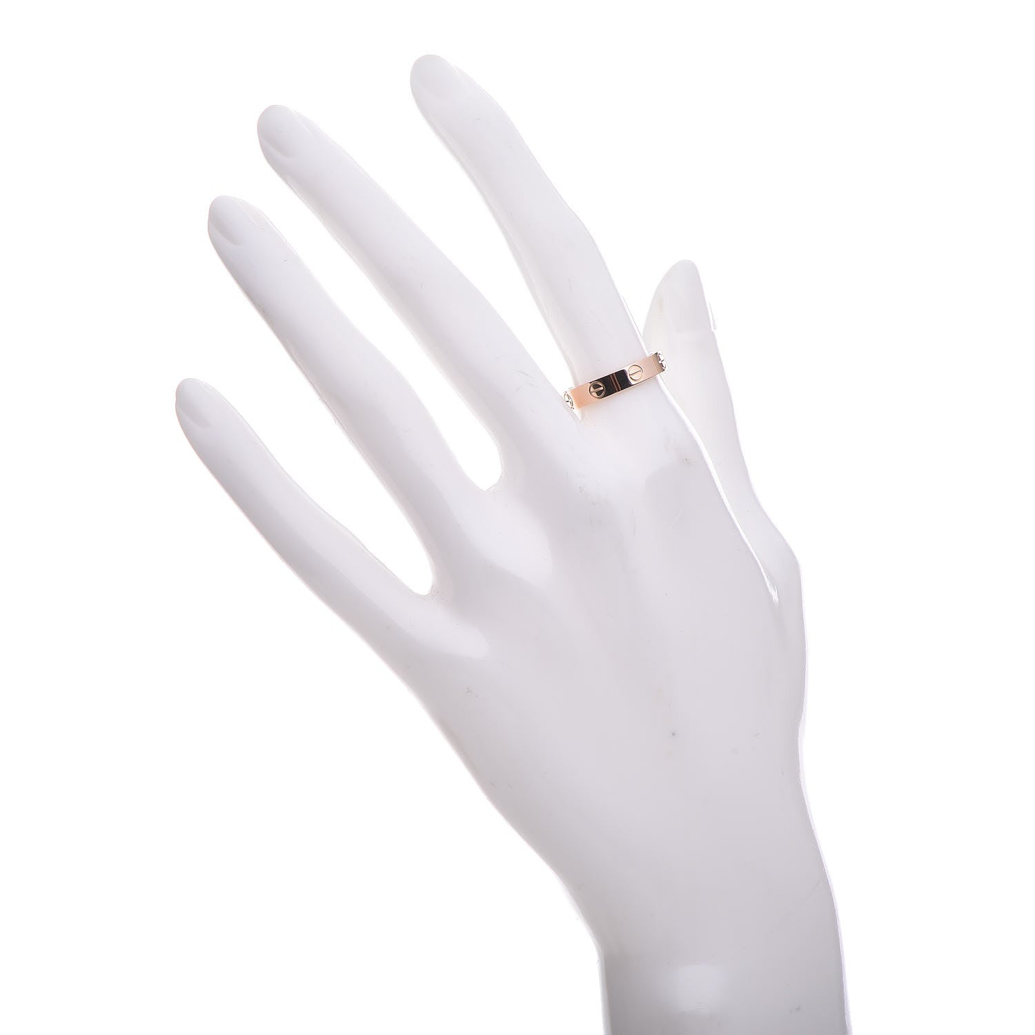 Cartier 18K Pink Gold 3.5mm LOVE Wedding Band Ring 53 6.25 2 of 5