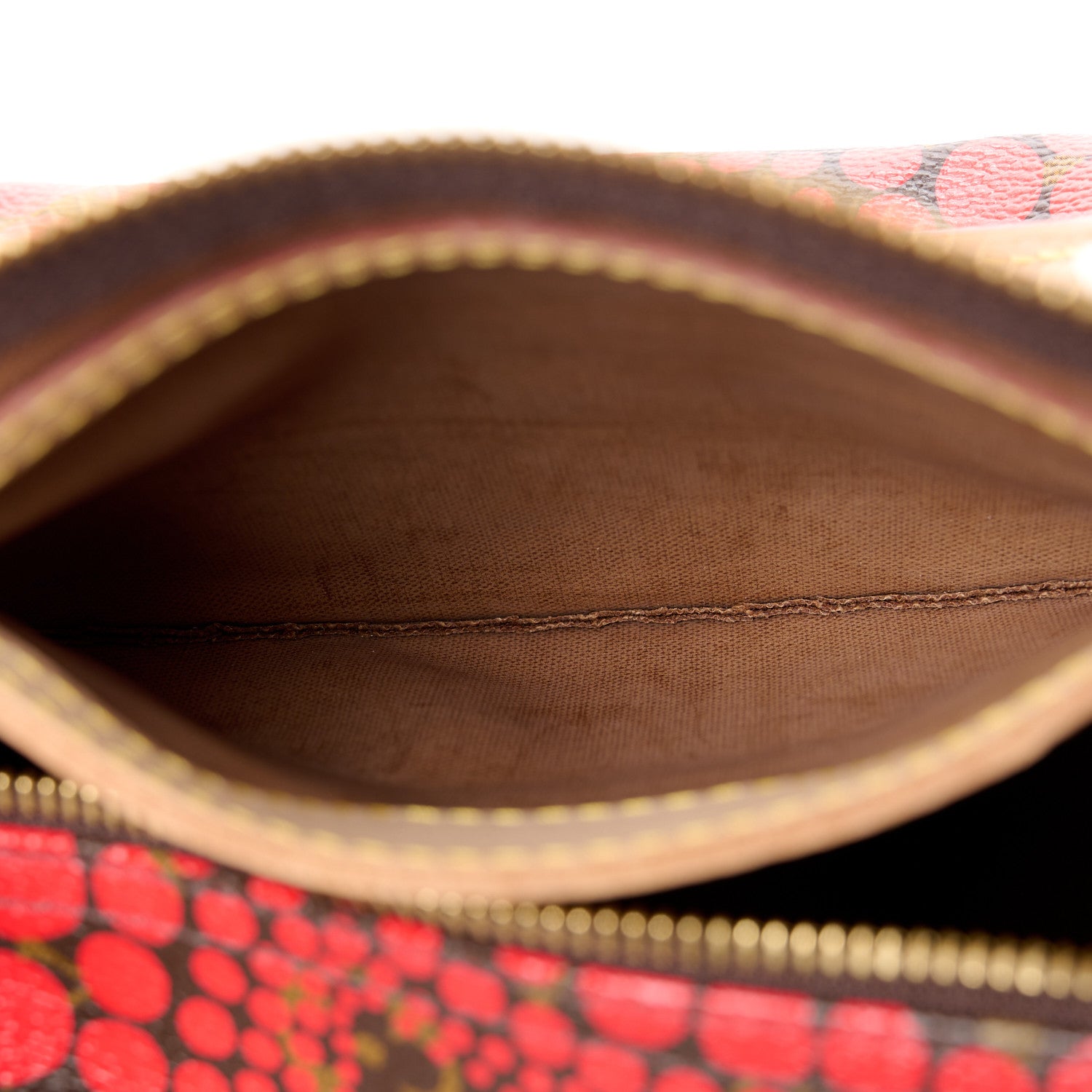 Louis Vuitton LOUIS VUITTON Monogram Kusama Town Speedy 30 Red 6 of 14