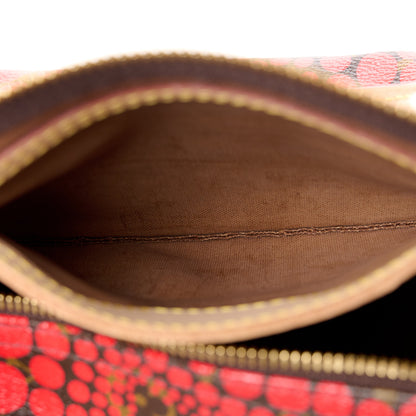 Louis Vuitton LOUIS VUITTON Monogram Kusama Town Speedy 30 Red 6 of 14