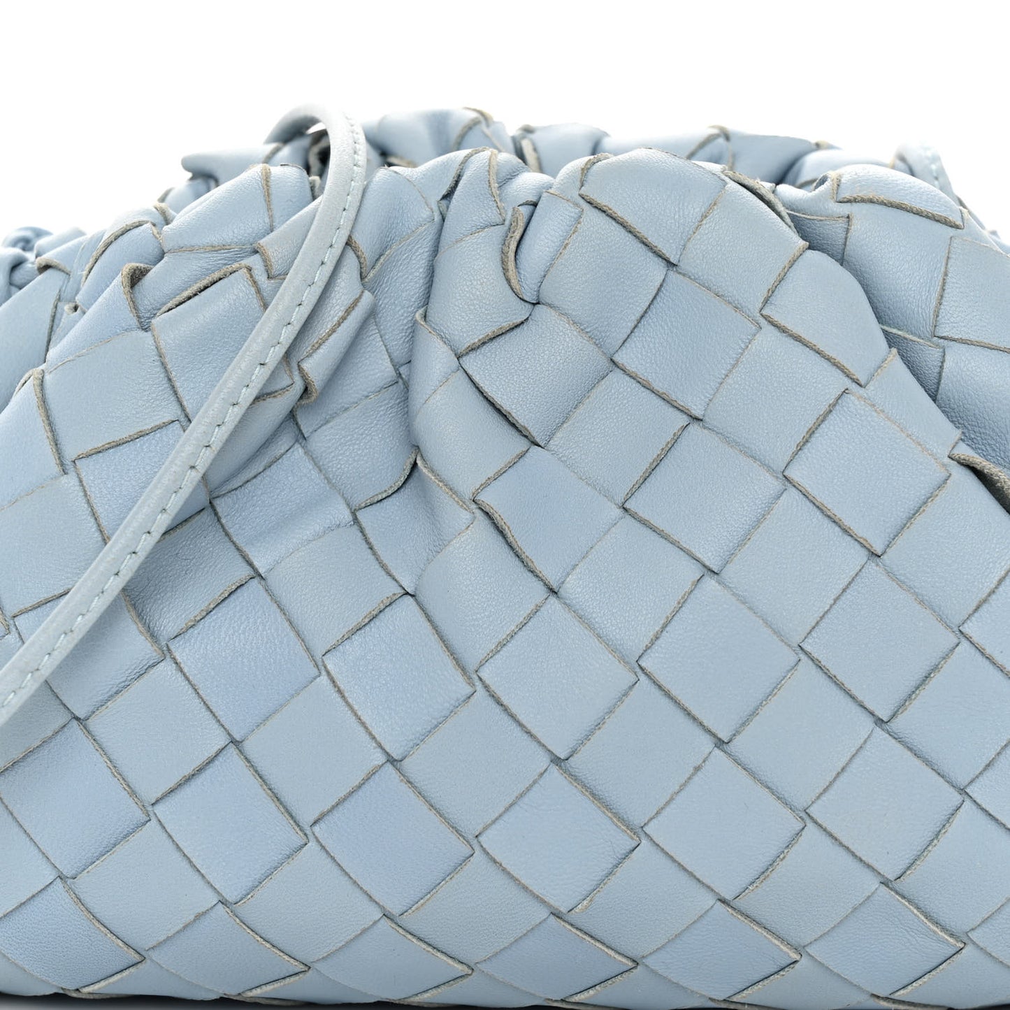 Nappa Intrecciato The Mini Pouch Ice