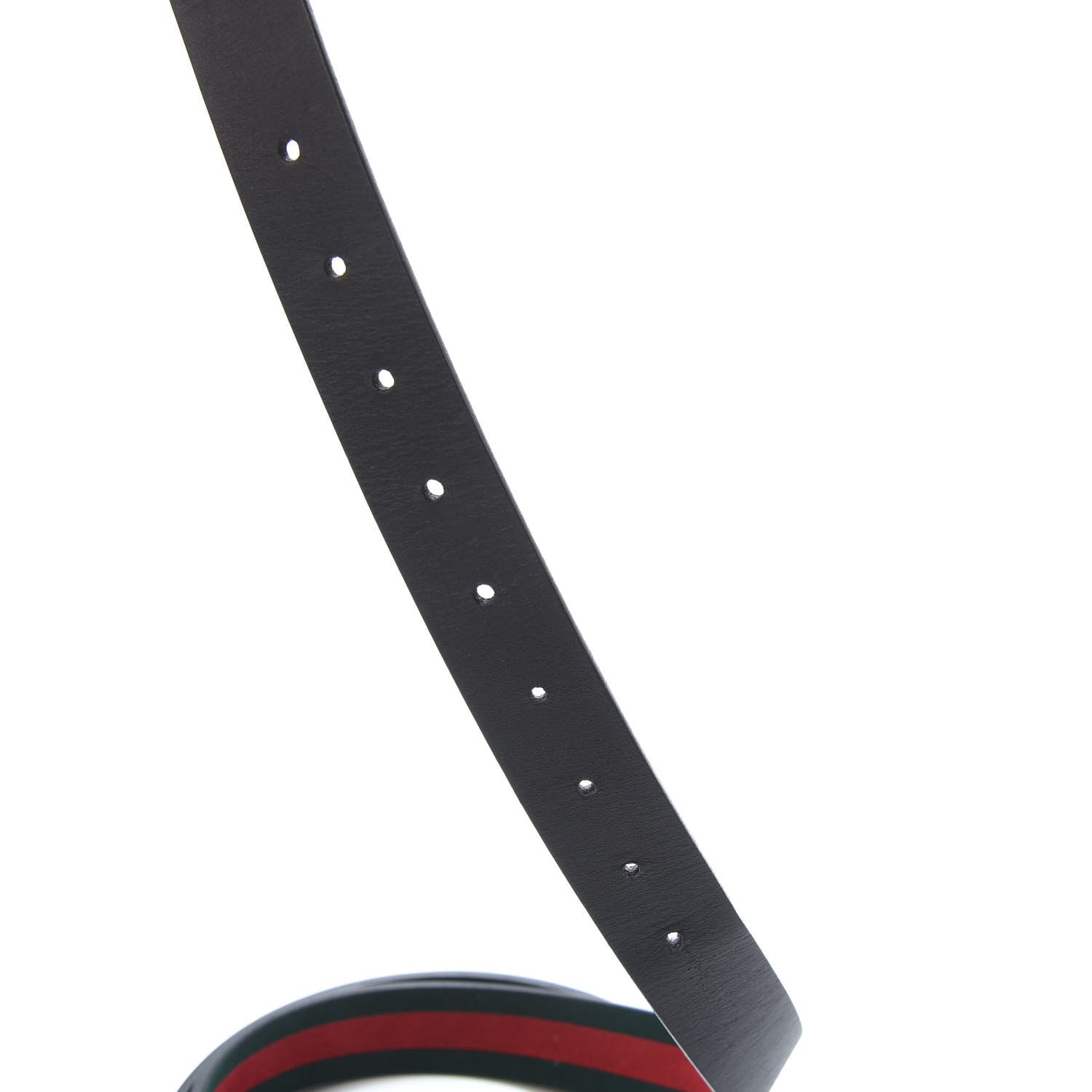 Gucci Calfskin Web Reversible Belt 100 40 Red Green 4 of 4