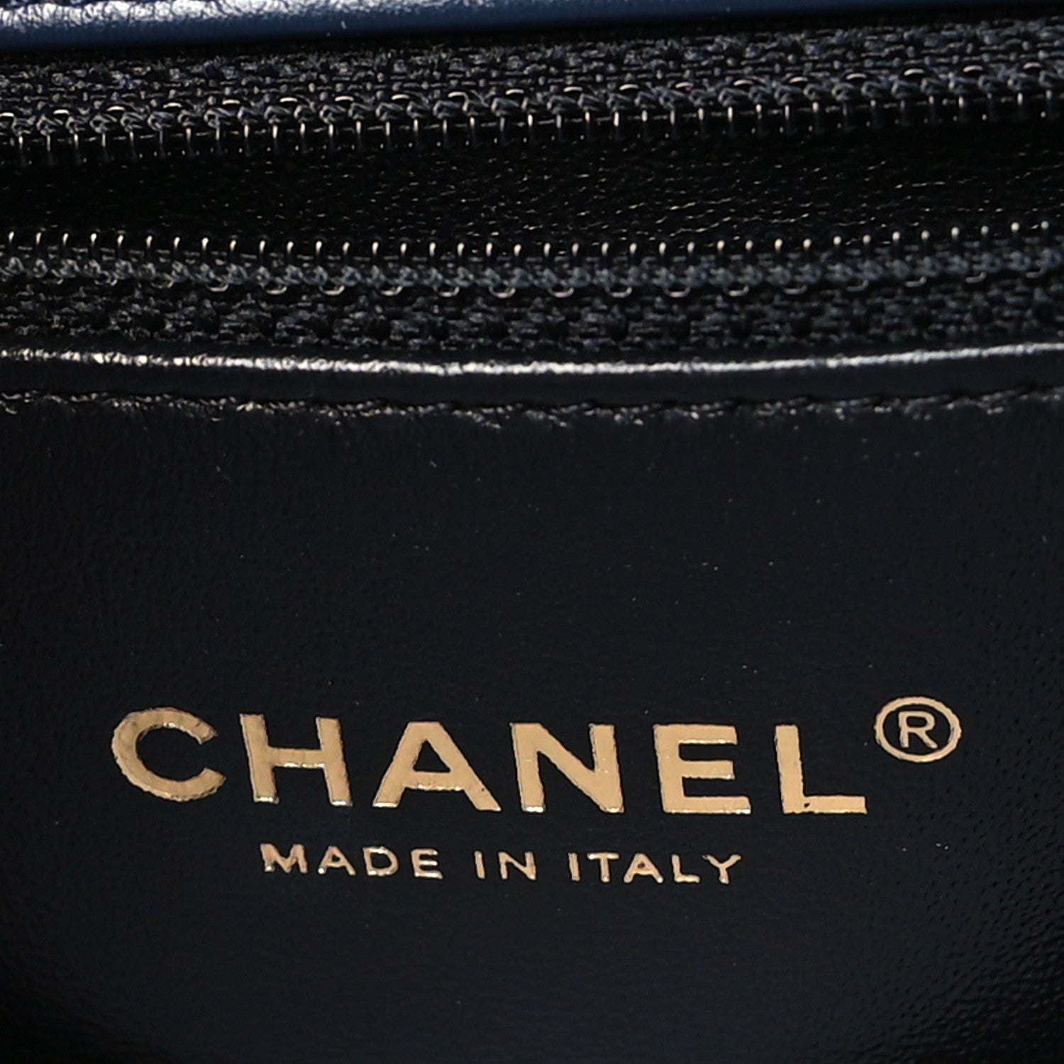 Chanel Caviar Quilted Small CC Filigree Flap Navy Black 6 of 10