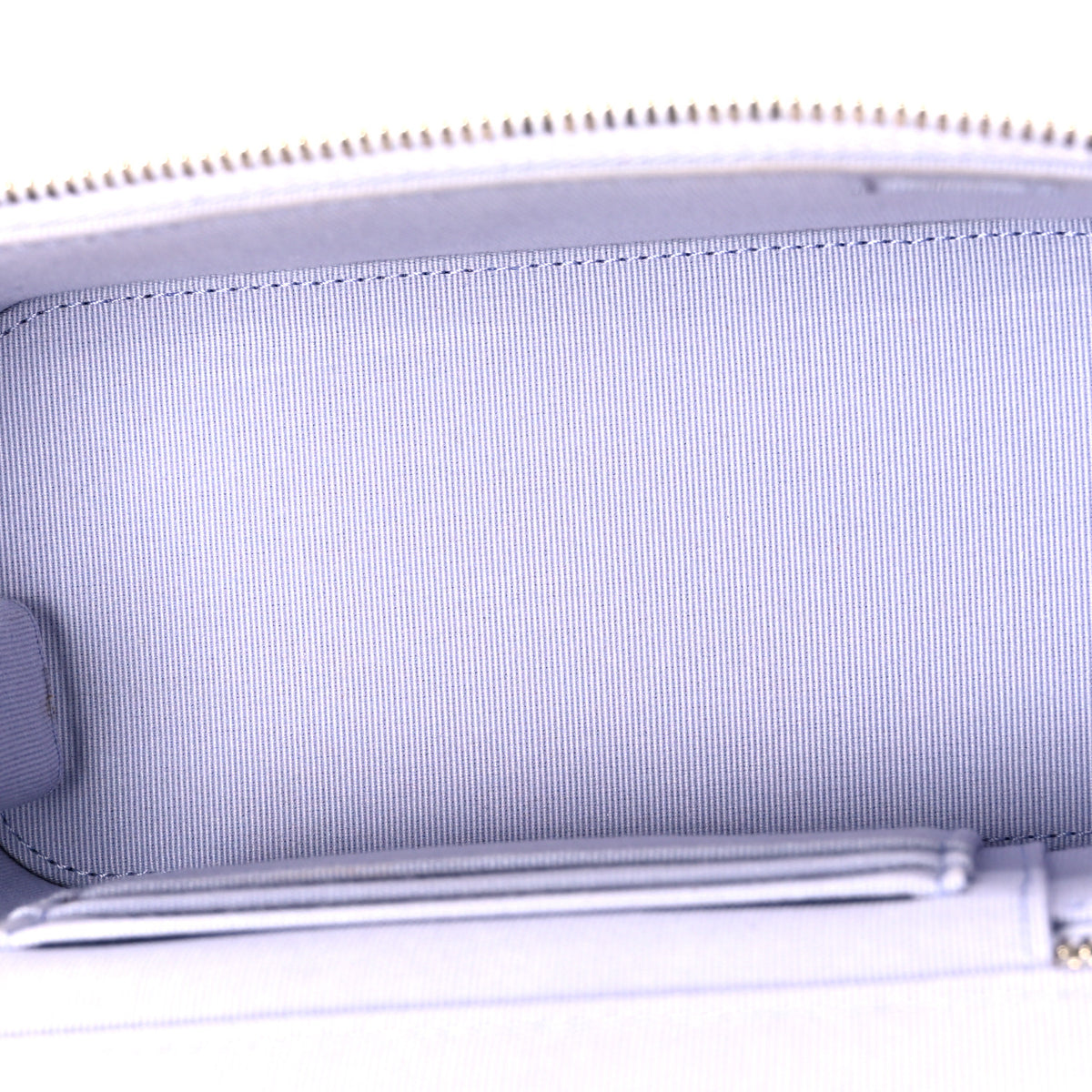 Chanel Lambskin Quilted Small Top Handle Vanity Case With Chain Light Purple 5 of 10