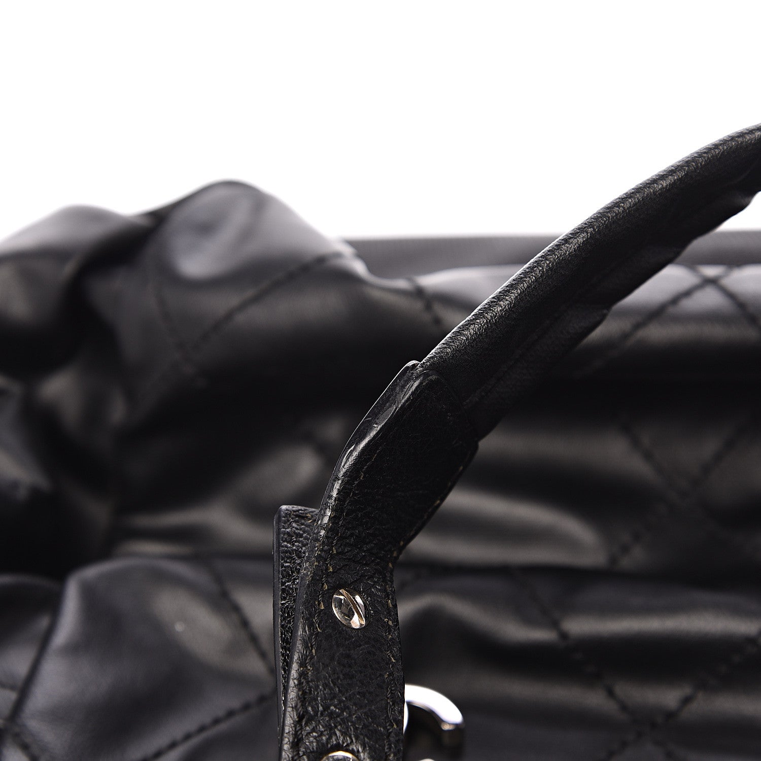 Chanel Coated Canvas Large Paris Biarritz Tote Black 8 of 13