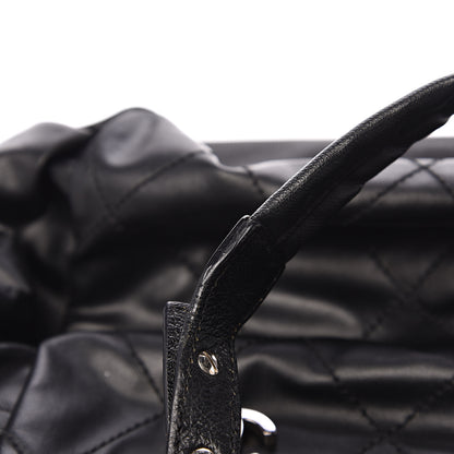 Chanel Coated Canvas Large Paris Biarritz Tote Black 8 of 13