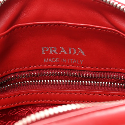 Prada Soft Calfskin Diagramme Camera Bag Rosso 6 of 12