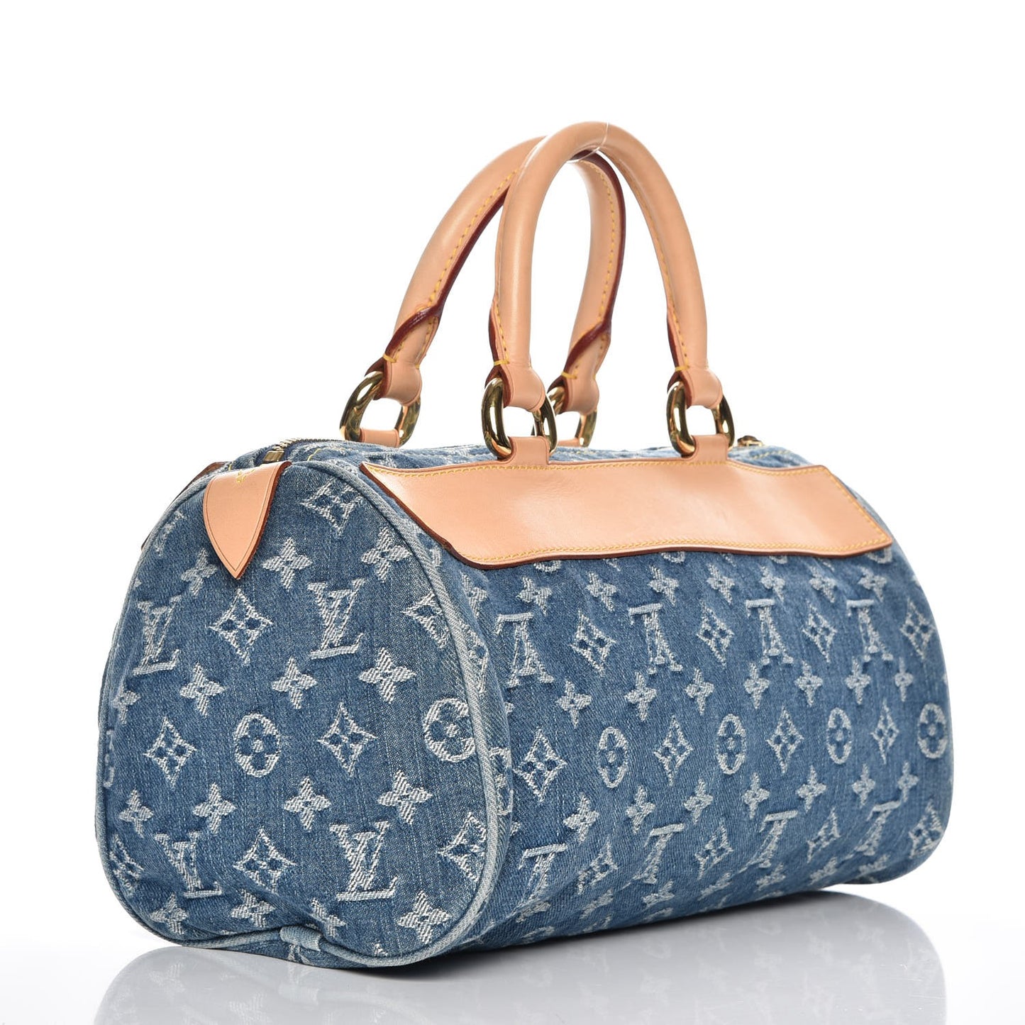 Monogram Denim Neo Speedy Blue