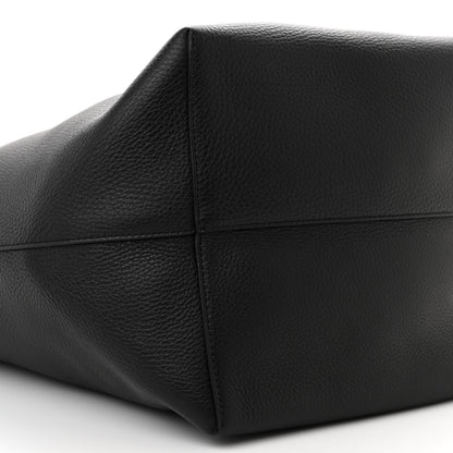 The Row Grained Calfskin Large N/S Park Tote Black 9 of 10