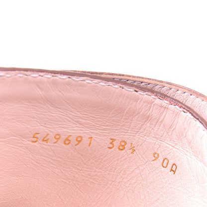 Gucci GG Monogram Calfskin Lola Tall Boots 38.5 Beige Ruggine Cuir 8 of 9