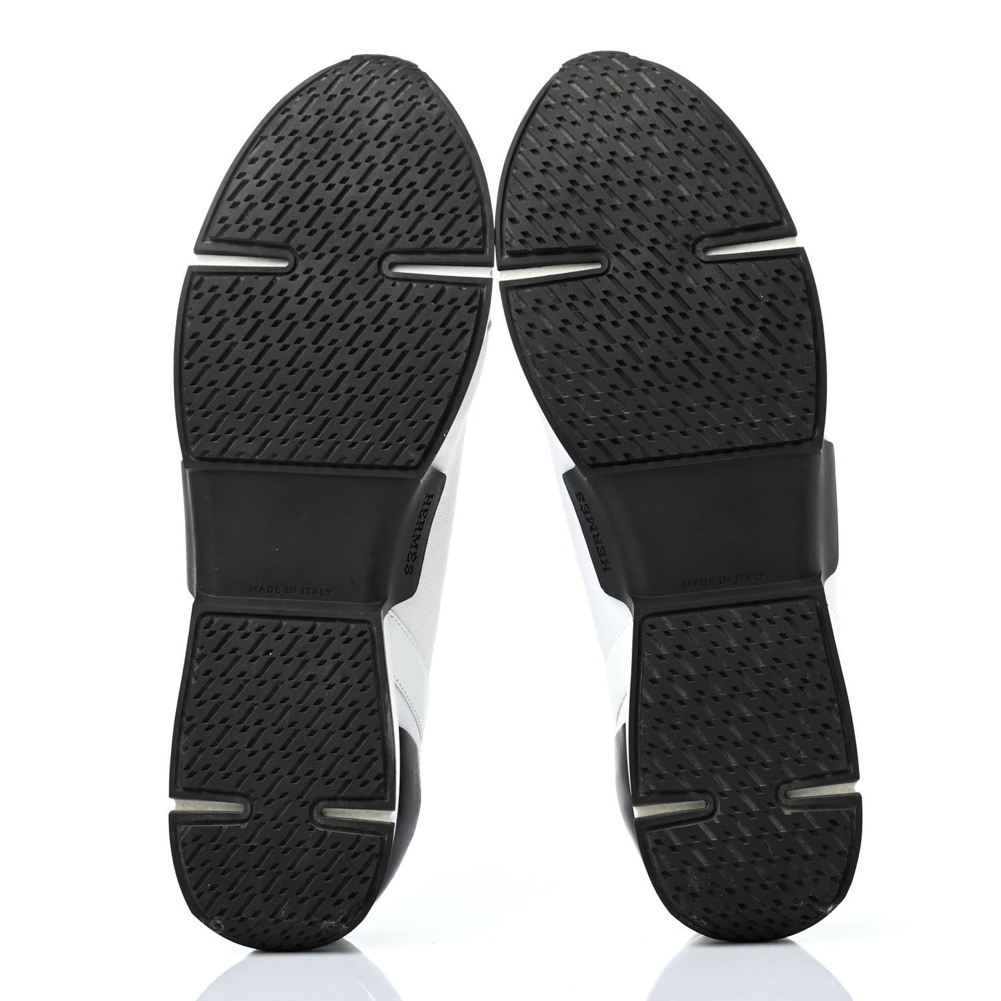 Mesh Calfskin Suede Soft Sneakers 40 White