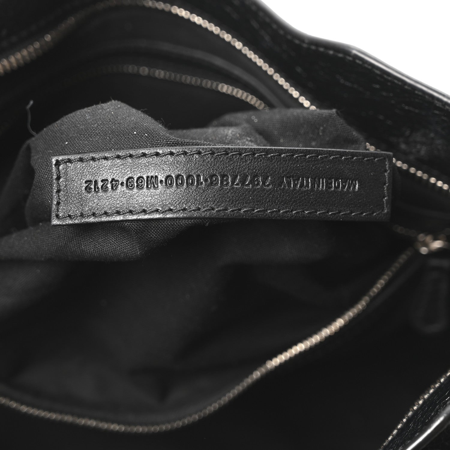 Balenciaga Agneau Arena Silver Hardware Medium Le City Black 7 of 10